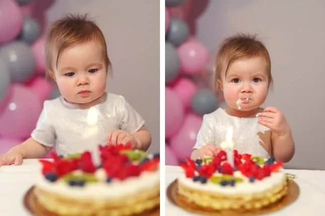 Zdrowy tort na roczek przepis - pyszny i bez cukru dla malucha